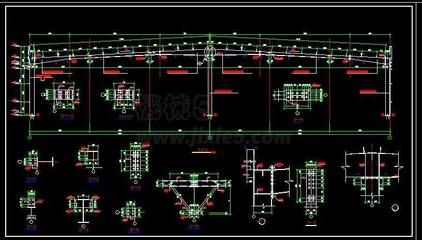 房屋鋼架結(jié)構(gòu)圖紙