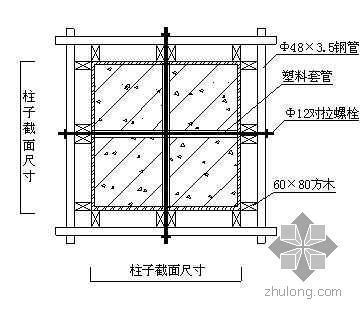 房屋鋼筋柱子結(jié)構(gòu)設(shè)計(jì)圖