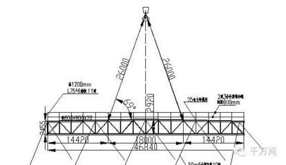 桁架設(shè)計(jì)尺寸圖紙 建筑消防施工 第4張