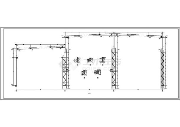 桁架的設(shè)計(jì)圖紙（桁架設(shè)計(jì)圖紙） 鋼結(jié)構(gòu)桁架施工 第5張