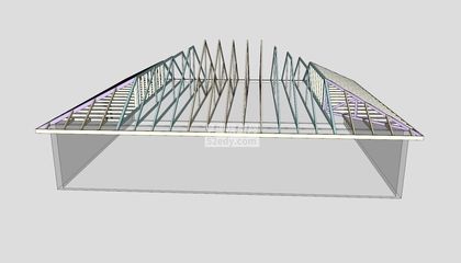 桁架模型設(shè)計思路（sketchup建模技巧分享） 北京加固施工 第2張