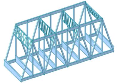 桁架模型設(shè)計思路（sketchup建模技巧分享） 北京加固施工 第5張