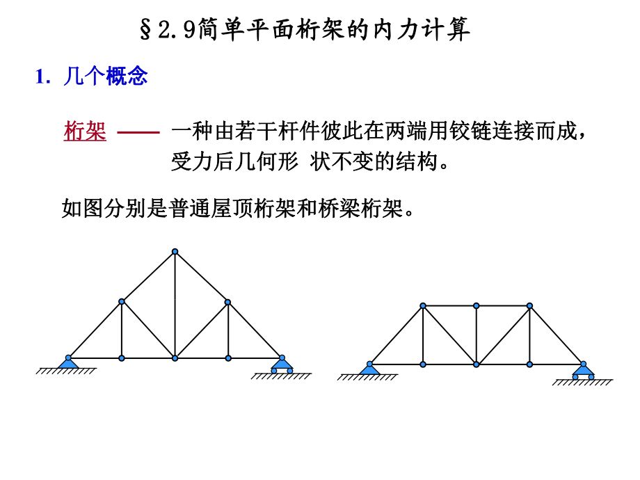 桁架結(jié)構(gòu)的計(jì)算 上下桿件 形狀 建筑施工圖設(shè)計(jì) 第2張