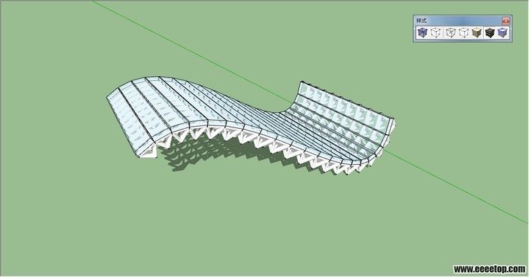 桁架結(jié)構(gòu)模型制作方法（sketchup制作桁架模型教程） 結(jié)構(gòu)電力行業(yè)施工 第1張