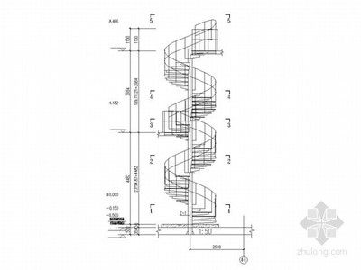 螺旋樓梯施工圖紙大全圖片（螺旋樓梯施工圖紙大全圖片，鋼結(jié)構(gòu)螺旋樓梯施工圖紙大全） 北京網(wǎng)架設(shè)計 第1張