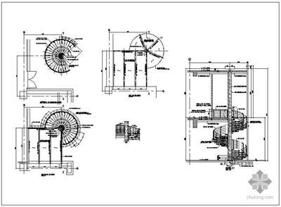 螺旋樓梯施工圖紙大全圖片（螺旋樓梯施工圖紙大全圖片，鋼結(jié)構(gòu)螺旋樓梯施工圖紙大全） 北京網(wǎng)架設(shè)計 第3張