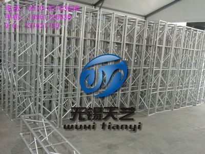 鋁合金桁架搭建圖片（搭建鋁合金桁架的詳細步驟） 鋼結(jié)構(gòu)門式鋼架施工 第1張